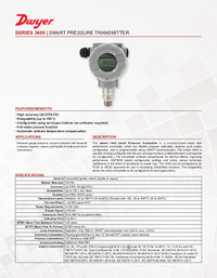 Thumbnail of document Data Sheet - 3400 Smart Pressure Transmitter